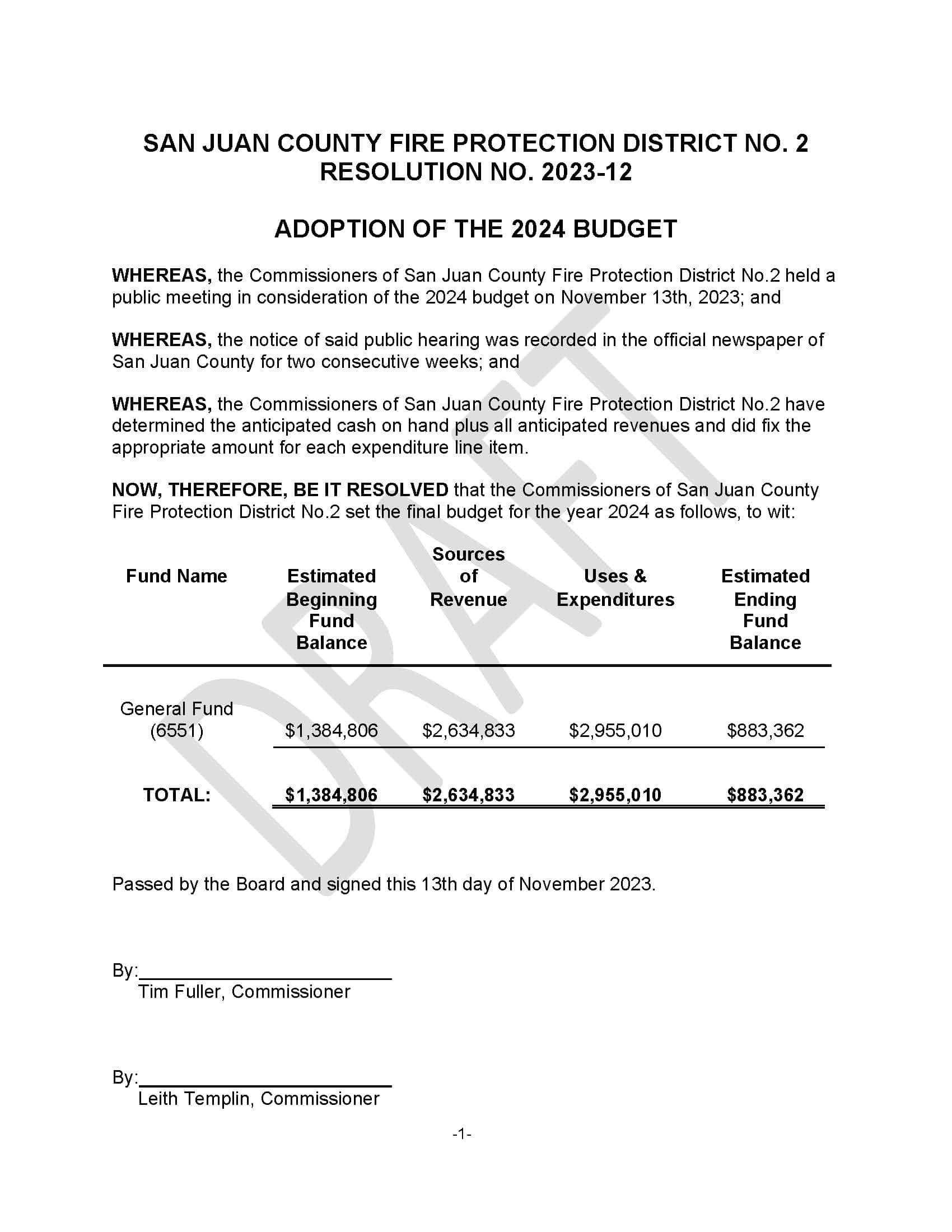 Resolution 2023-12 Adoption of the 2024 Budget Draft_Page_1