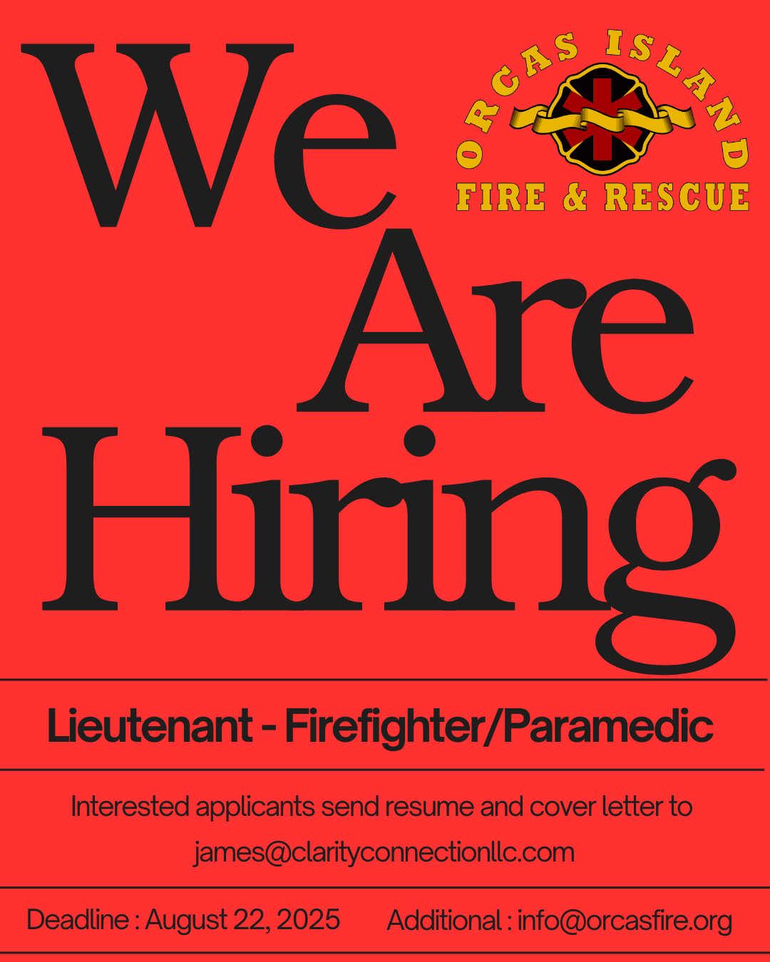 OIFR hiring